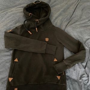 Naketano Black Pullover Hoodie Medium Women